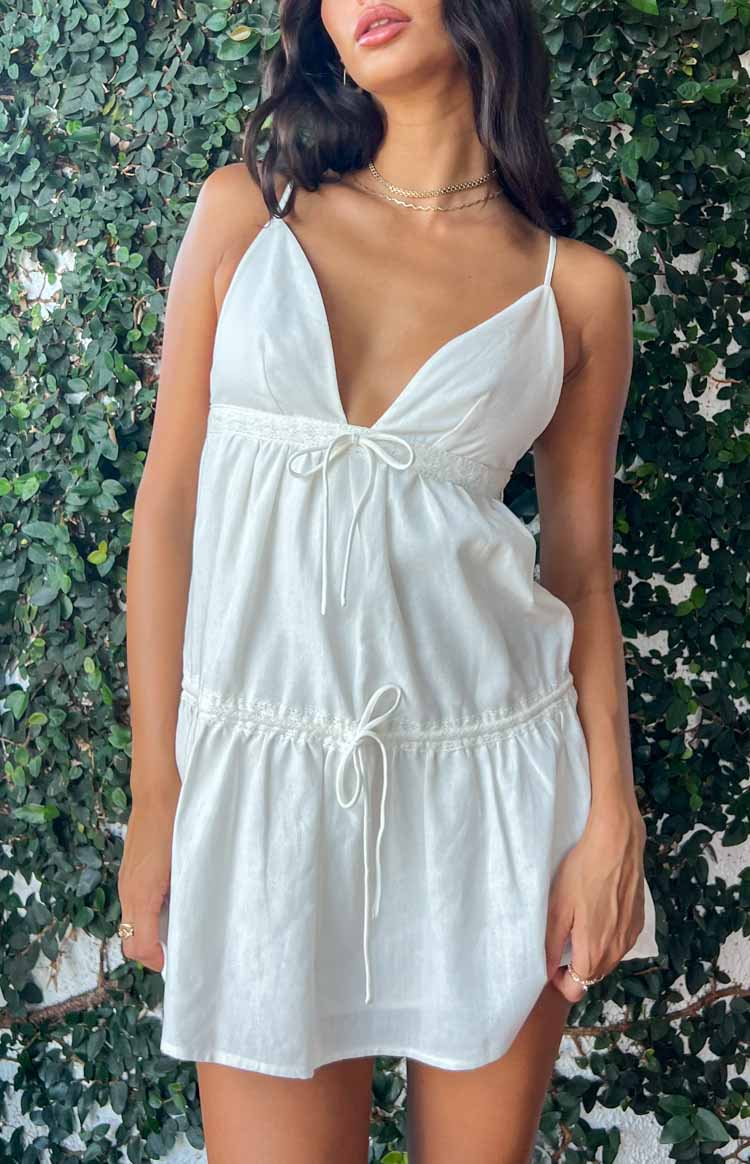 linen mini dress